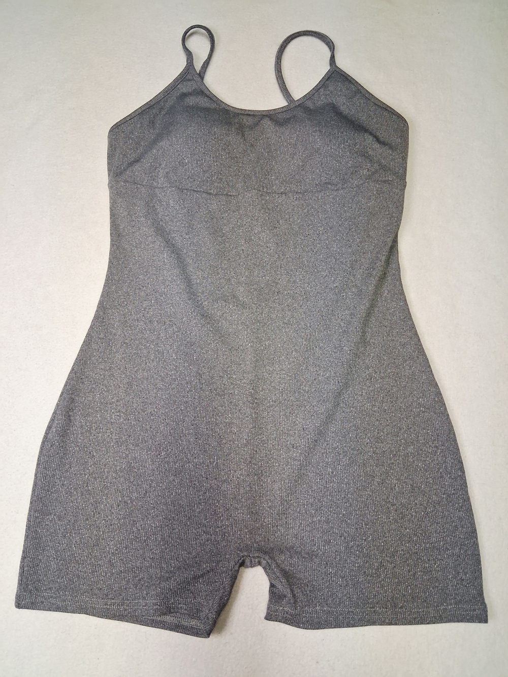 Girls' Gray One-Piece Swim Suit - Classic Fit